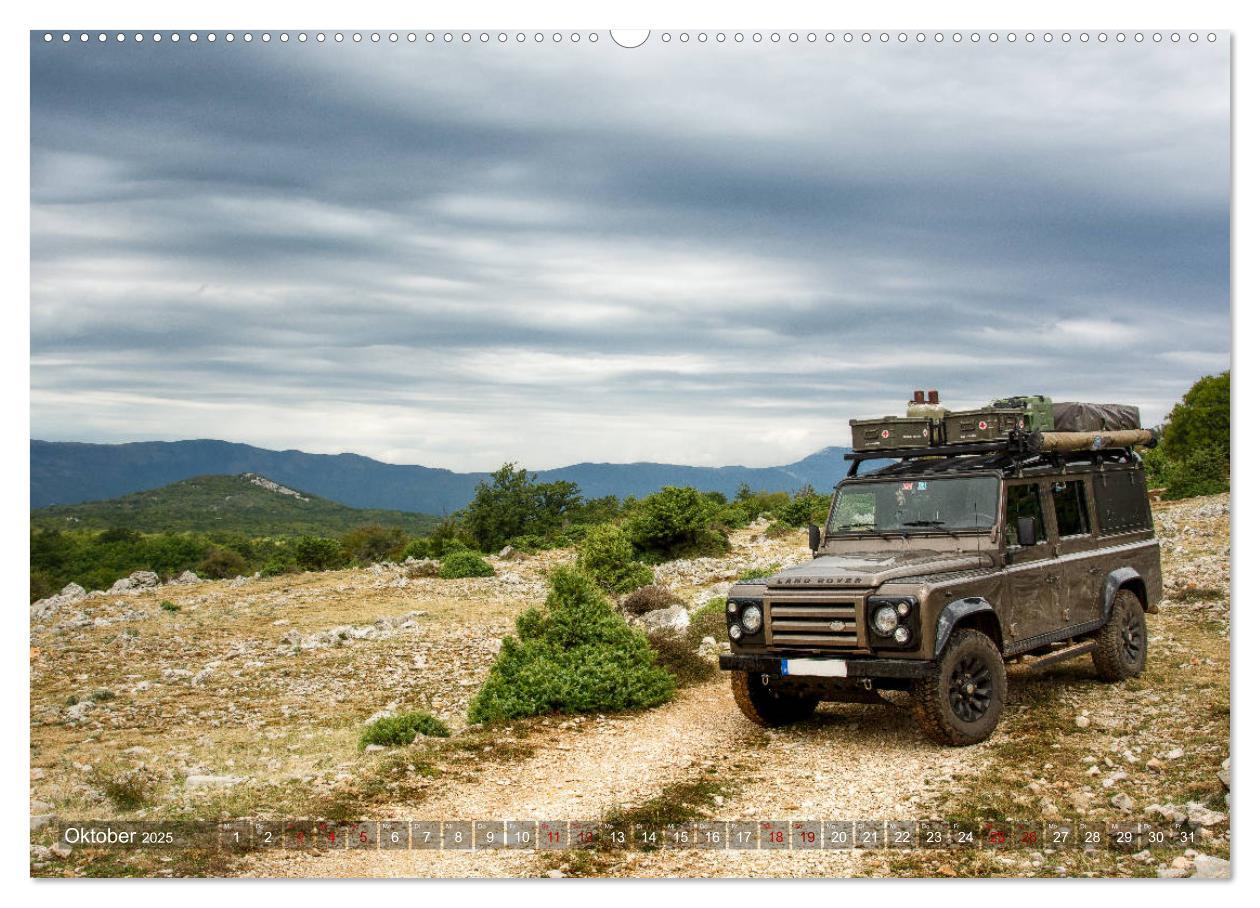 Bild: 9783435396443 | Mit dem 4x4 durch Europa (hochwertiger Premium Wandkalender 2025...