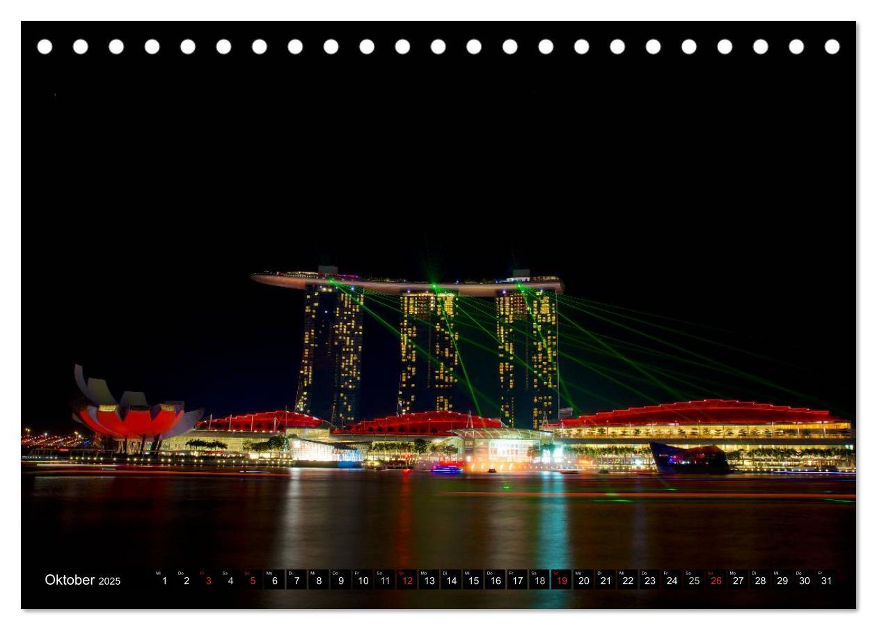 Bild: 9783435521333 | Singapur - Einzigartige Skylines (Tischkalender 2025 DIN A5 quer),...