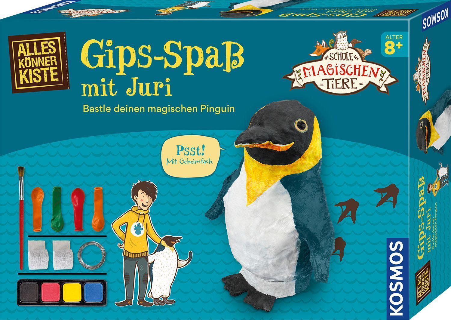 Cover: 4002051604660 | Die Schule der magischen Tiere - Gips-Spaß mit Juri | Bastel-Set