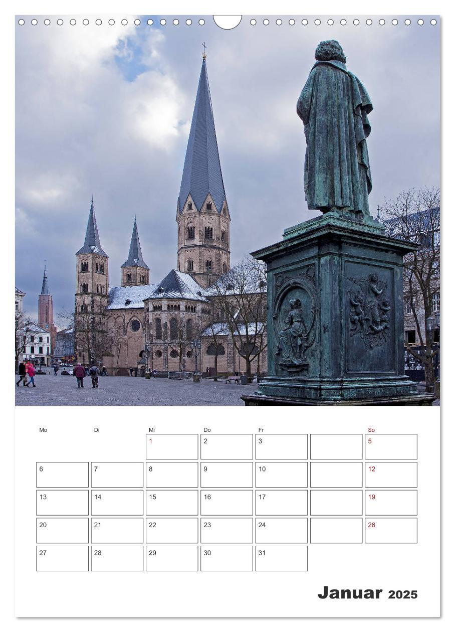 Bild: 9783435989812 | Beethovenstadt Bonn (Wandkalender 2025 DIN A3 hoch), CALVENDO...