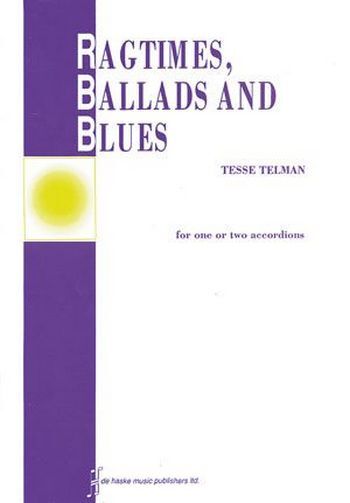 Cover: 9790035076897 | Ragtimes, Ballads &amp; Blues | For One or Two Accordions | Tesse Telman