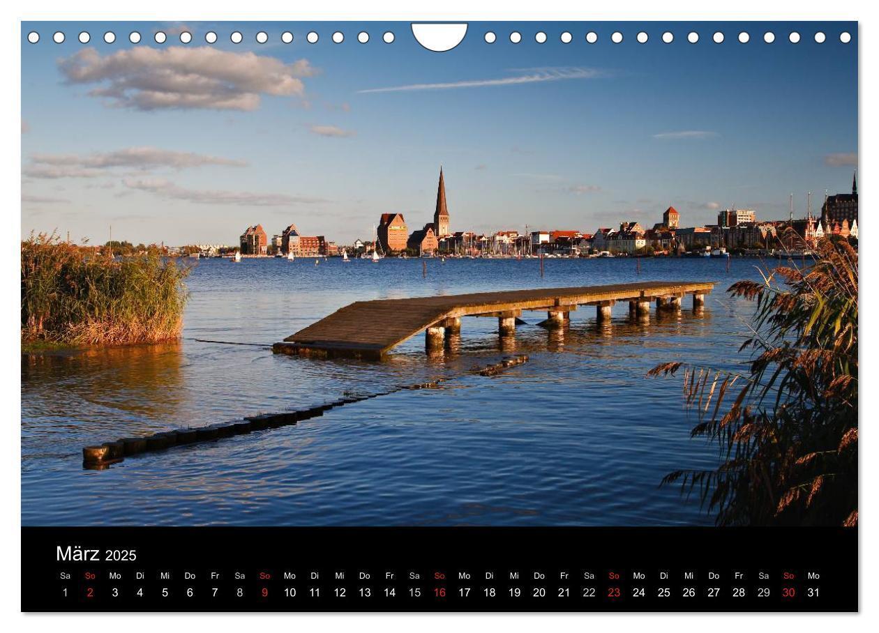 Bild: 9783435833733 | Rostock (Wandkalender 2025 DIN A4 quer), CALVENDO Monatskalender