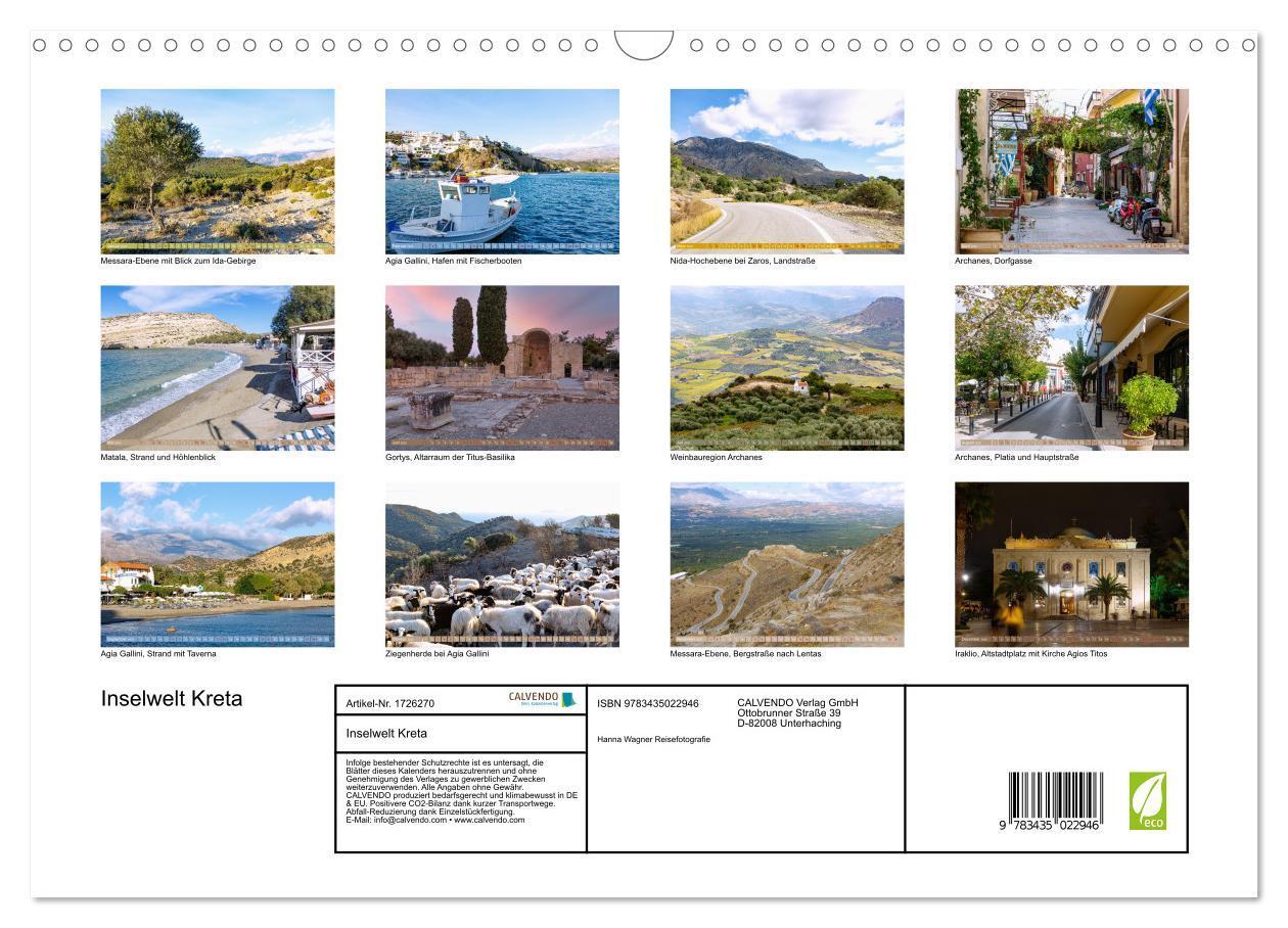 Bild: 9783435022946 | Inselwelt Kreta (Wandkalender 2025 DIN A3 quer), CALVENDO...