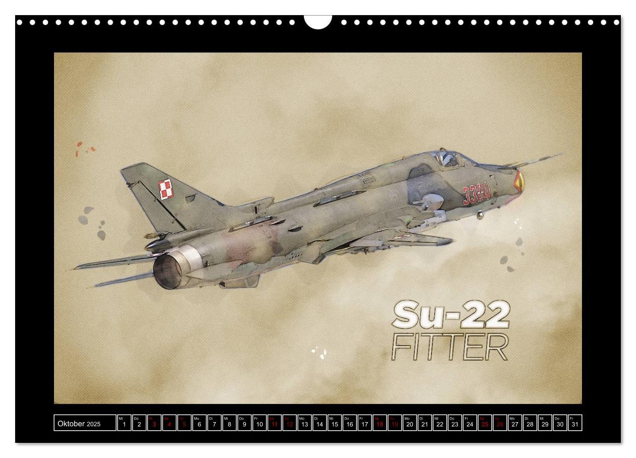 Bild: 9783435325214 | Aero Action Art - Luftfahrt Kunst (Wandkalender 2025 DIN A3 quer),...