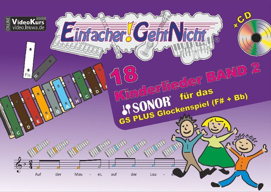 Cover: 9783940533623 | Einfacher!-Geht-Nicht: 18 Kinderlieder für das SONOR® GS PLUS...