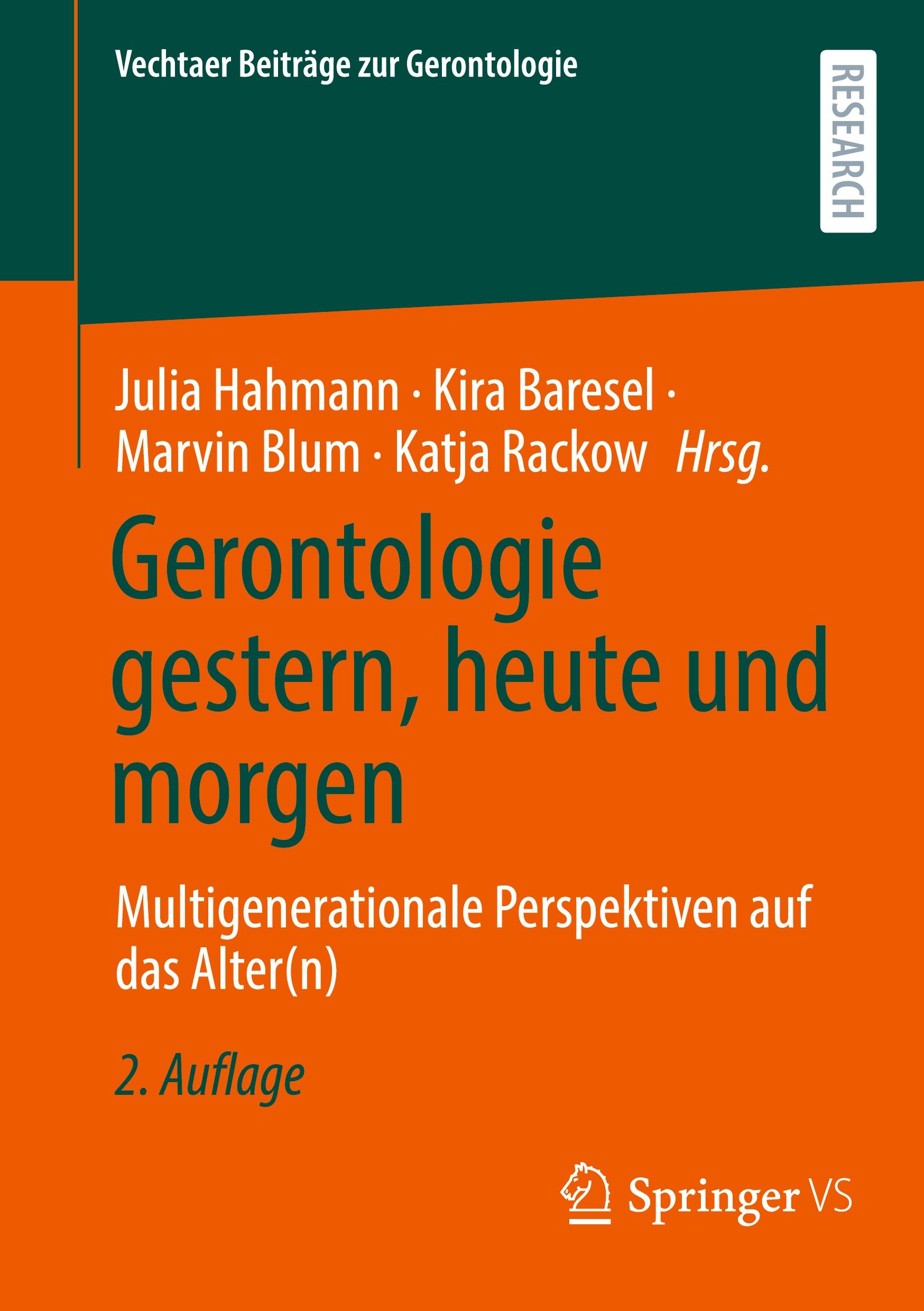 Cover: 9783658431662 | Gerontologie gestern, heute und morgen | Julia Hahmann (u. a.) | Buch