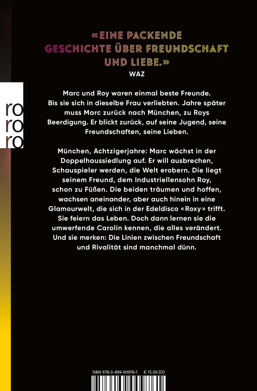 Rückseite: 9783499009761 | Roxy | Johann von Bülow | Taschenbuch | 336 S. | Deutsch | 2024