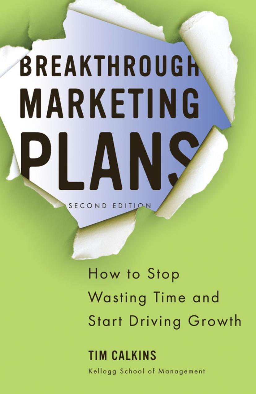 Cover: 9780230340336 | Breakthrough Marketing Plans | Tim Calkins | Taschenbuch | Englisch