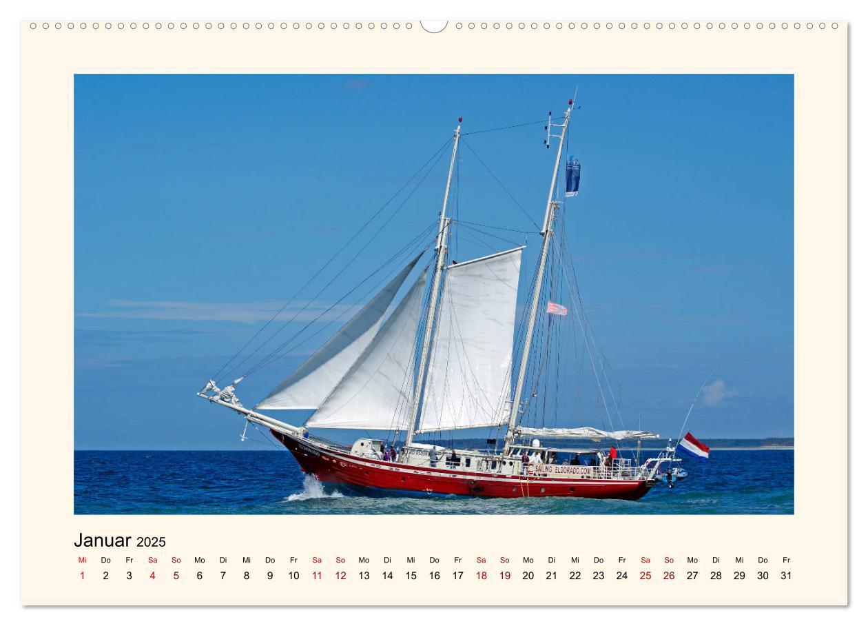 Bild: 9783435310364 | Unter vollen Segeln Traditionssegler auf der Ostsee (Wandkalender...