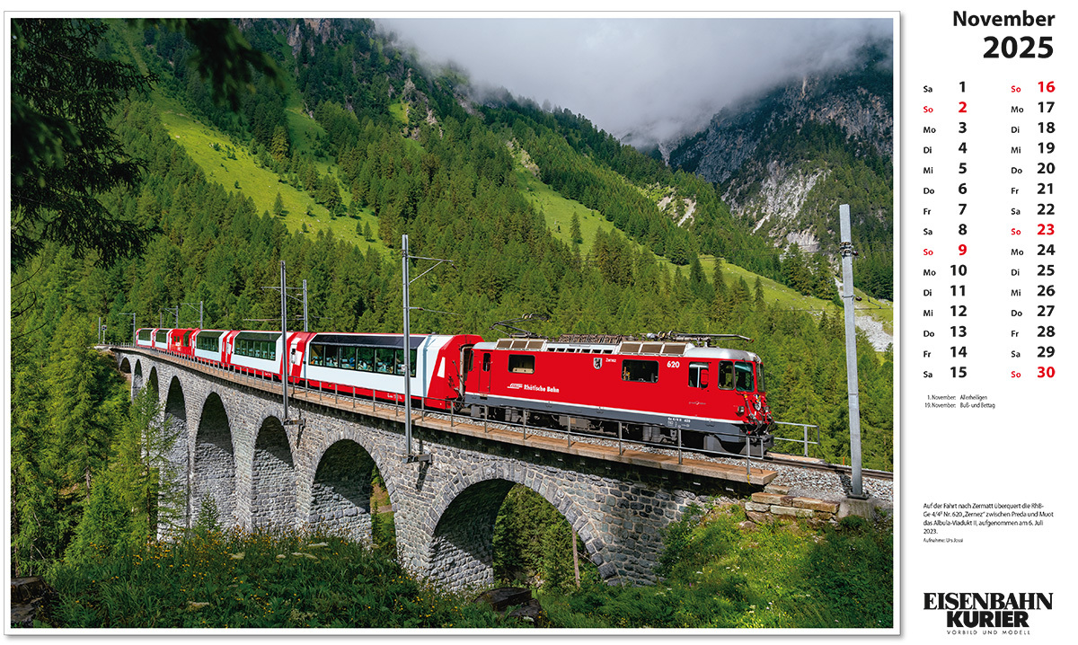 Bild: 9783844659412 | Glacier Express 2025 | Kalender | 13 S. | Deutsch | 2025 | EK-Verlag