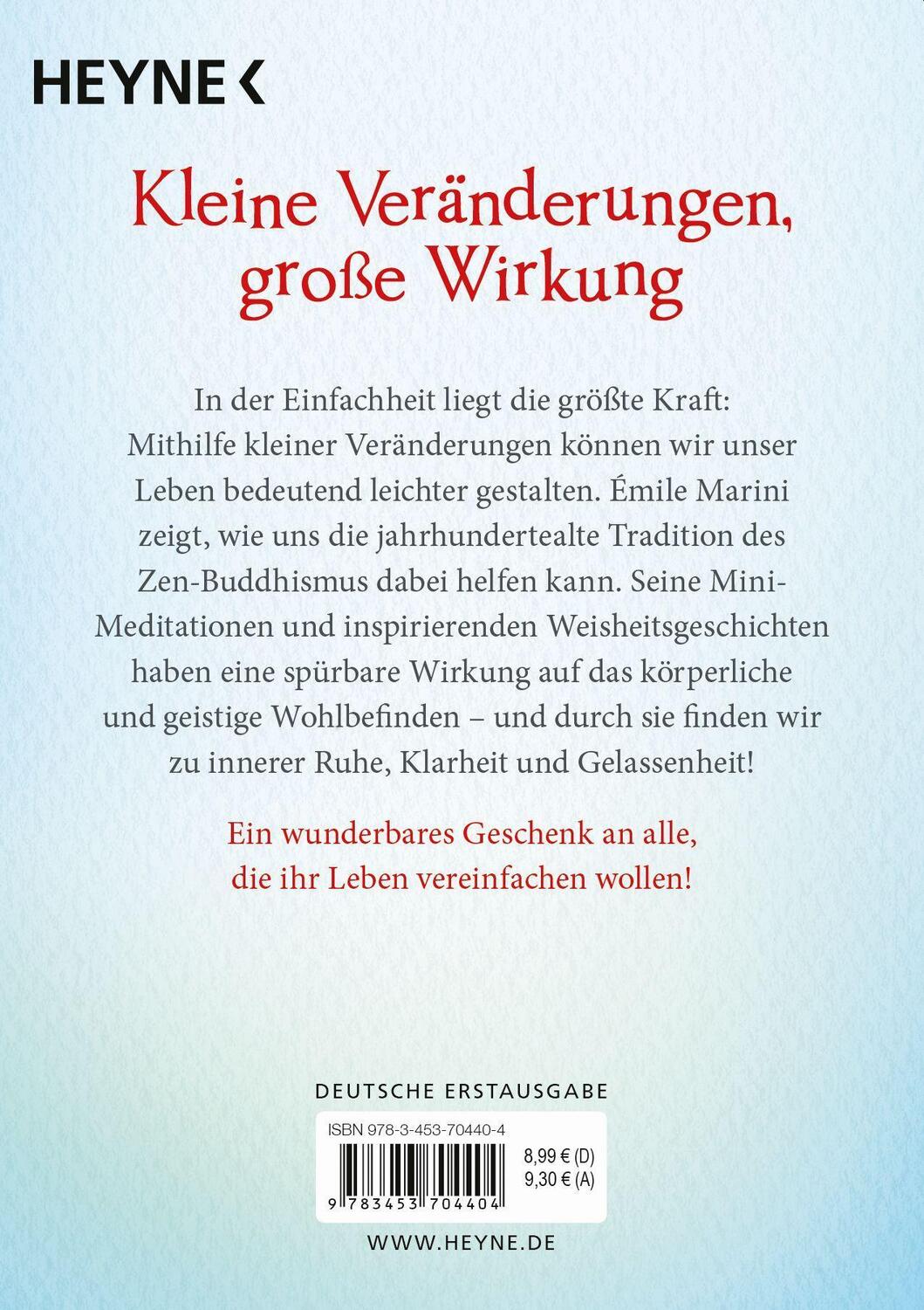 Bild: 9783453704404 | Das kleine Buch vom Zen | Émile Marini | Buch | Das kleine Buch | 2022