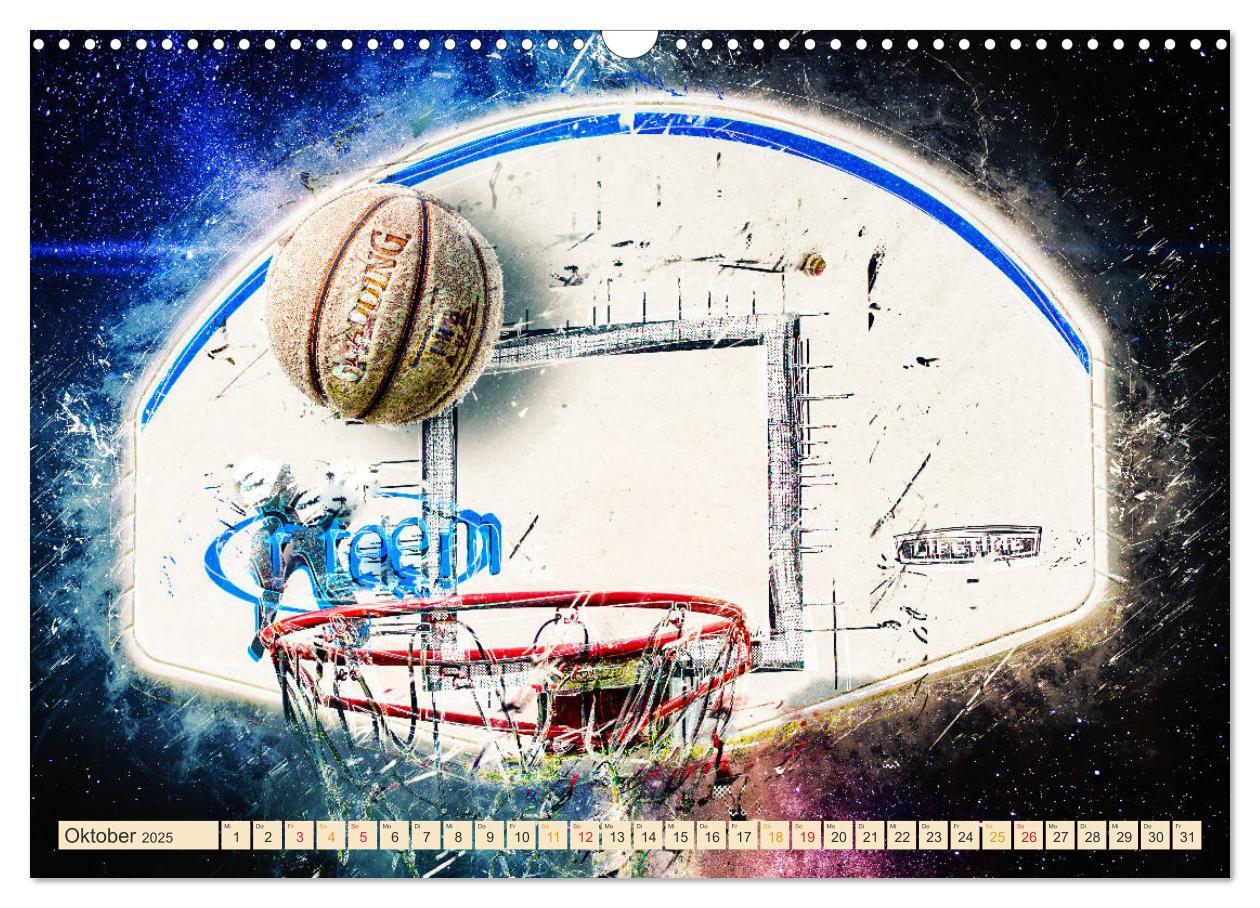 Bild: 9783435325146 | Basketball extrem (Wandkalender 2025 DIN A3 quer), CALVENDO...