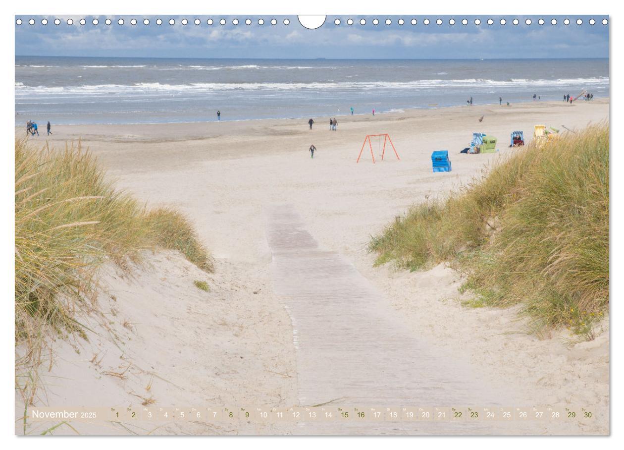 Bild: 9783435073535 | Am Strand von Langeoog (Wandkalender 2025 DIN A3 quer), CALVENDO...