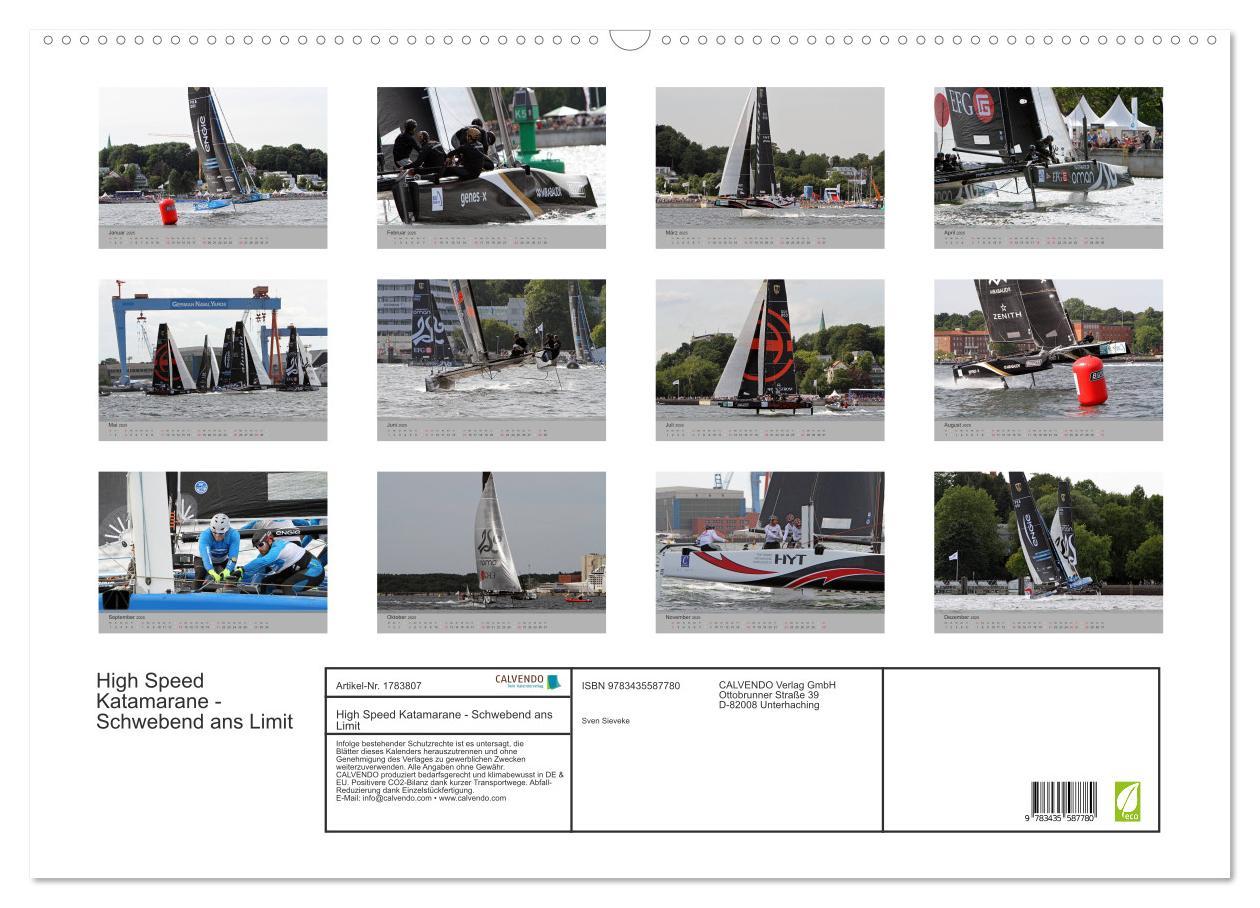 Bild: 9783435587780 | High Speed Katamarane - Schwebend ans Limit (Wandkalender 2025 DIN...