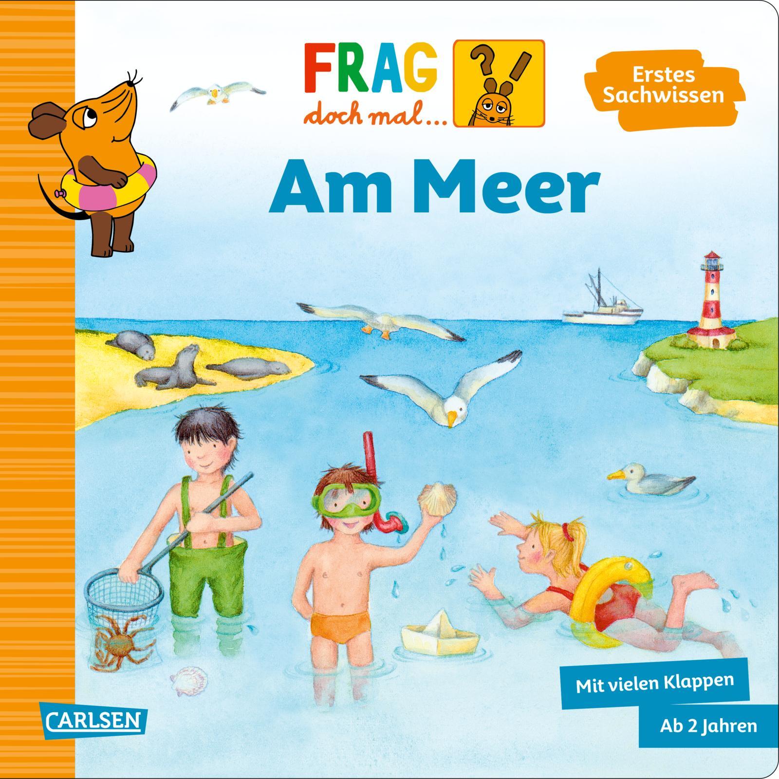 Cover: 9783551255303 | Frag doch mal ... die Maus: Am Meer | Marlit Peikert | Buch | 18 S.