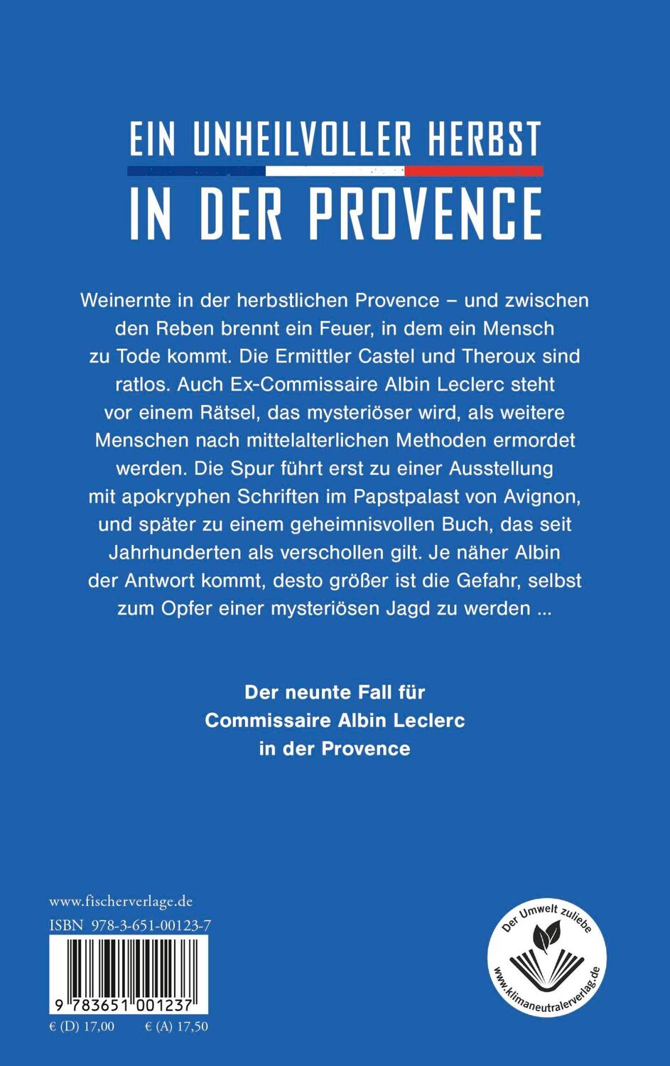 Rückseite: 9783651001237 | Unheilvolle Provence | Pierre Lagrange | Taschenbuch | 336 S. | 2023