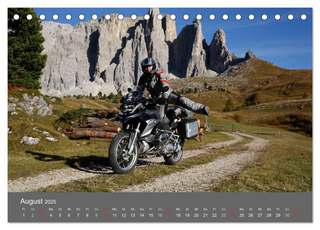 Bild: 9783435520862 | Freude an - Spaß mit der BMW GS (Tischkalender 2025 DIN A5 quer),...