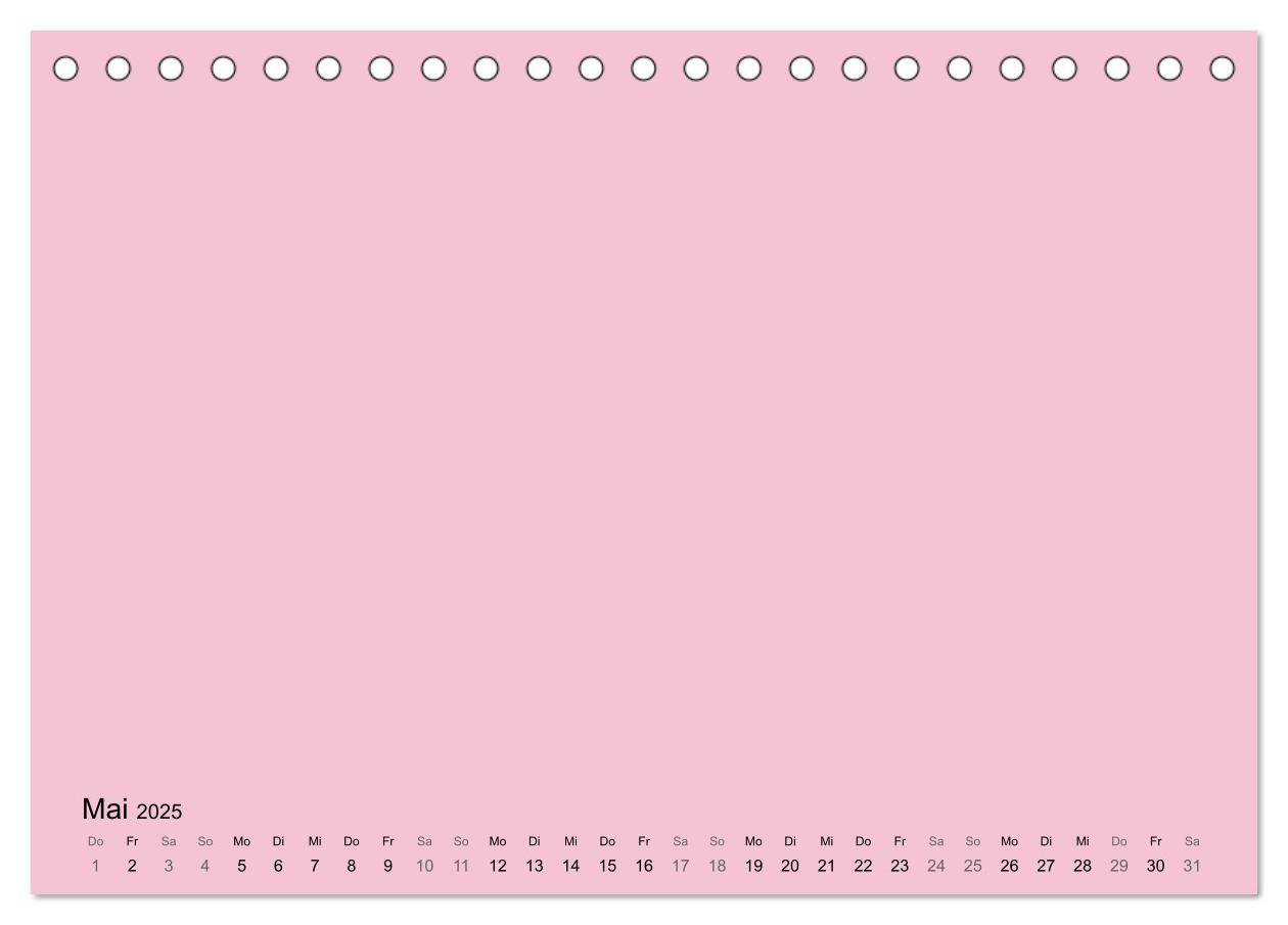 Bild: 9783435214938 | DIY Bastel-Kalender -Warme Pastell Farben- Zum Selbstgestalten...