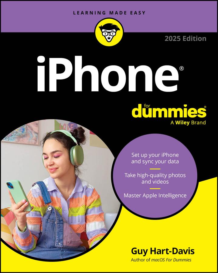 Cover: 9781394291540 | iPhone For Dummies, 2025 Edition | Guy Hart-Davis | Taschenbuch | 2024