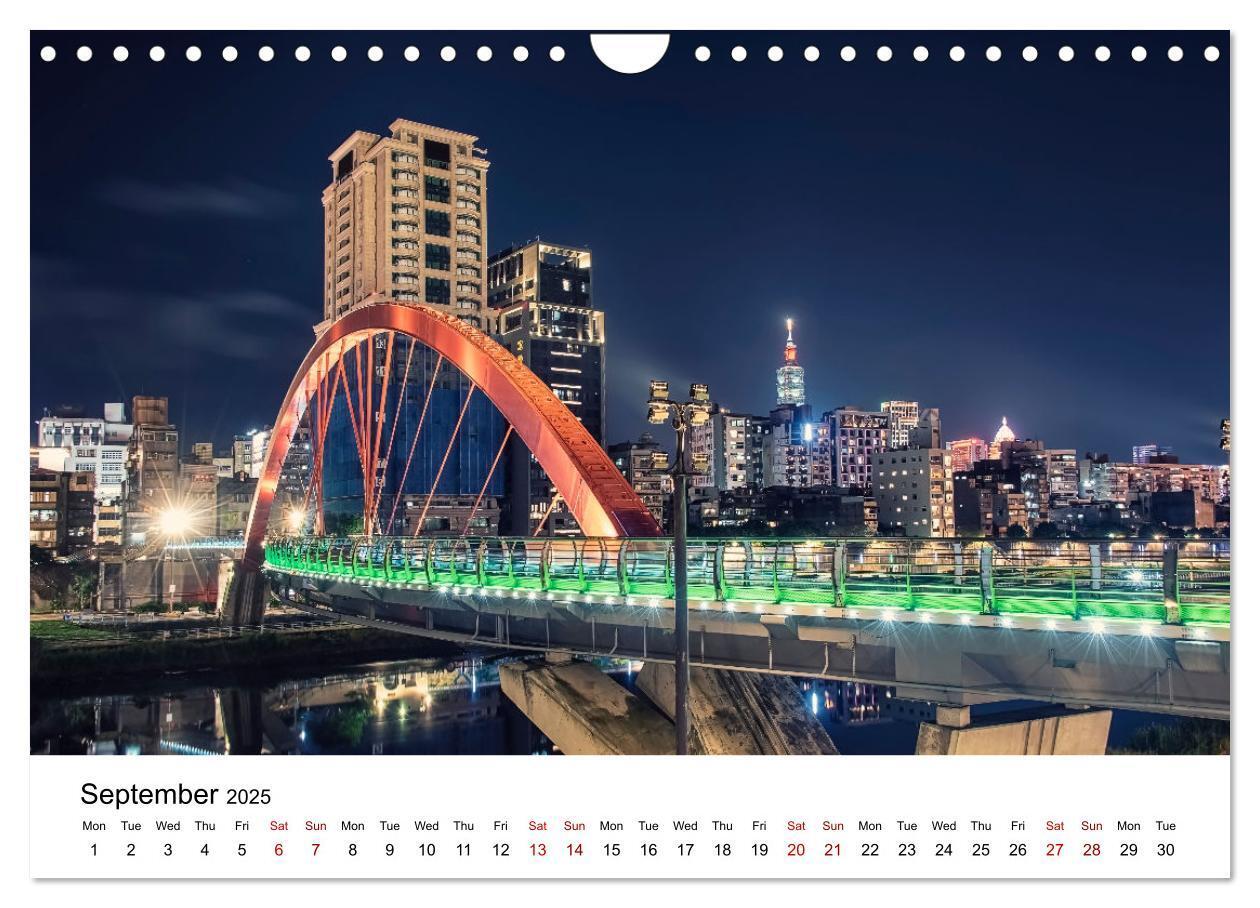 Bild: 9781325938186 | A Journey In Taipei (Wall Calendar 2025 DIN A4 landscape), CALVENDO...