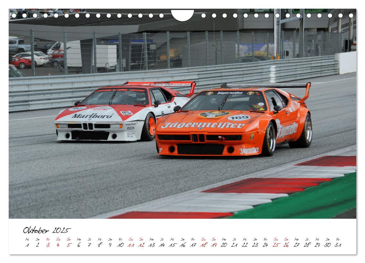 Bild: 9783435011445 | BMW M1 Procar (Wandkalender 2025 DIN A4 quer), CALVENDO Monatskalender