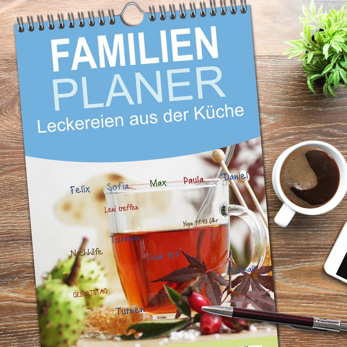 Bild: 9783457125922 | Familienplaner 2025 - Leckereien aus der Küche mit 5 Spalten...