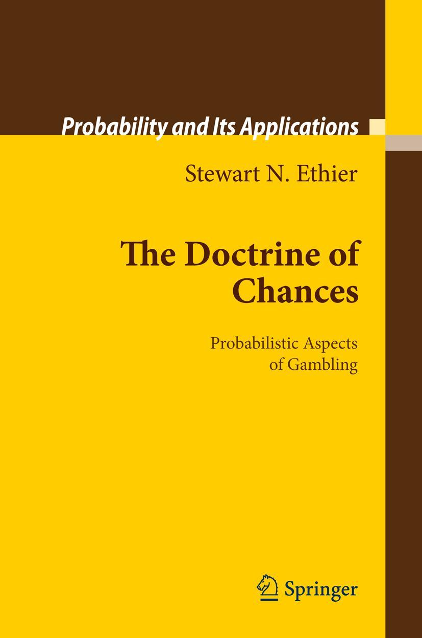 Cover: 9783662501672 | The Doctrine of Chances | Probabilistic Aspects of Gambling | Ethier