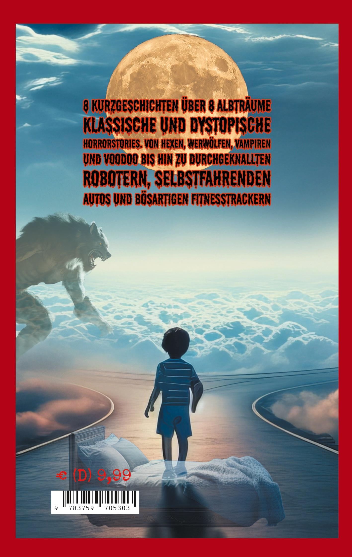 Rückseite: 9783759705303 | Hypnophobia | Wehe, wenn du einschläfst | Oliver J. Petry | Buch