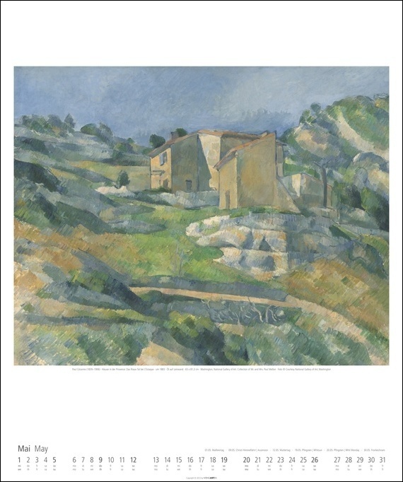 Bild: 9783840085277 | Paul Cézanne Kalender 2024. Kunstvoller Wandkalender mit...