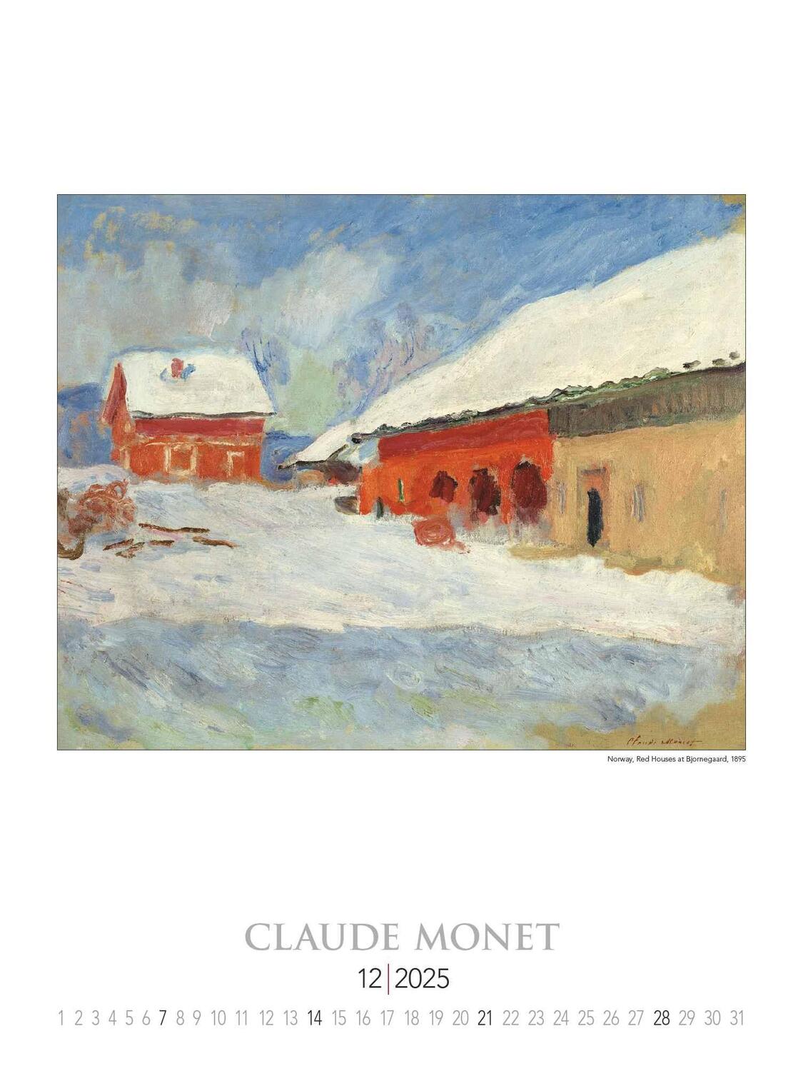 Bild: 4251732344016 | Claude Monet 2025 - Bild-Kalender 42x56 cm - Kunst-Kalender -...