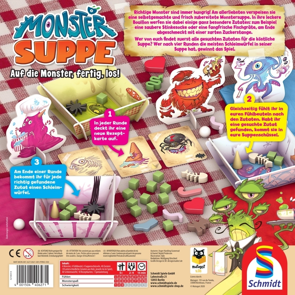 Bild: 4001504406271 | Monstersuppe (Kinderspiele) | KINDERSPIELE | Spiel | In Spielebox