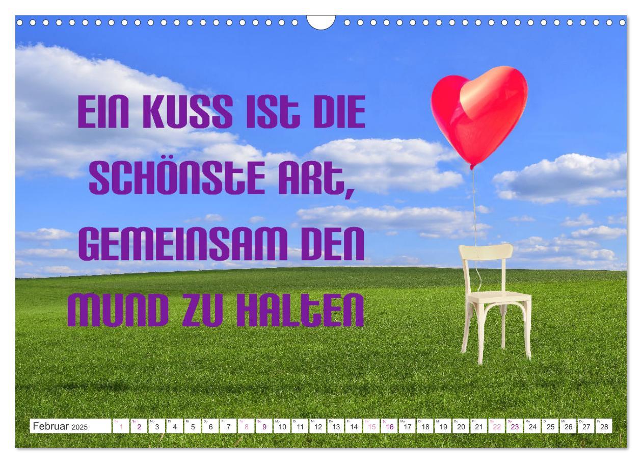 Bild: 9783435052257 | Heute schon Prinzen geküsst? Spruchkalender (Wandkalender 2025 DIN...