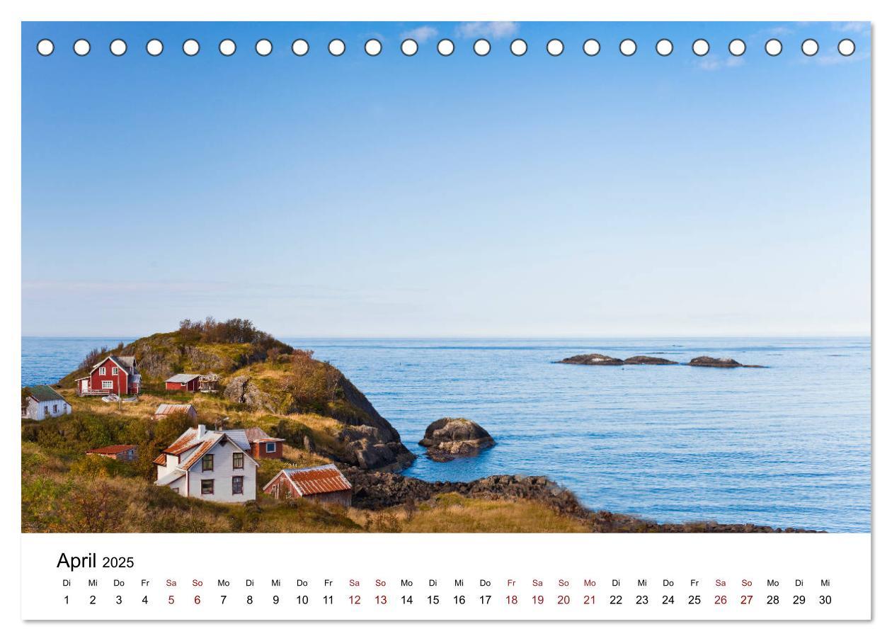 Bild: 9783435420209 | Skandinavien - Hoch im Norden (Tischkalender 2025 DIN A5 quer),...