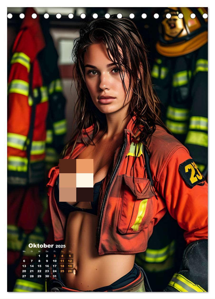 Bild: 9783457227756 | Heiße Feuerheldinnen - Verführerische Feuerwehrfrauen im Dienst der...