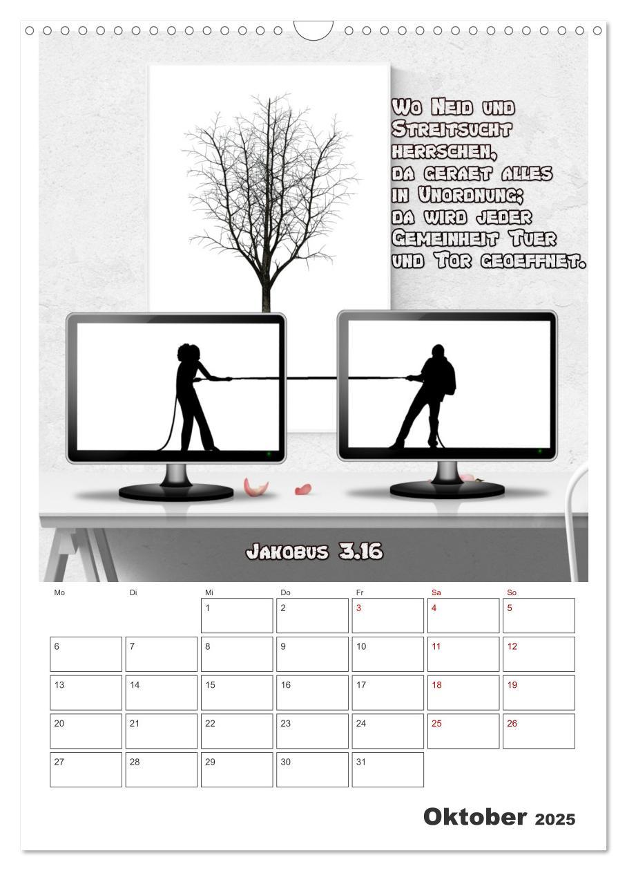 Bild: 9783435933099 | drei.sechzehn - Der Jesus Kalender (Wandkalender 2025 DIN A3 hoch),...