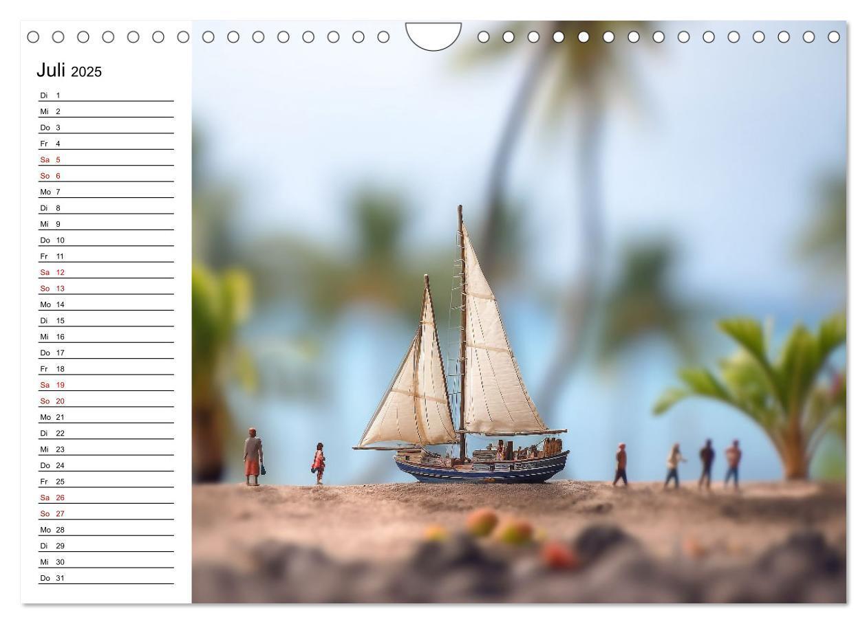 Bild: 9783383866463 | Miniatur Weltreise (Wandkalender 2025 DIN A4 quer), CALVENDO...