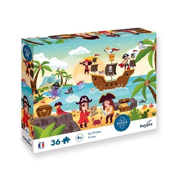 Cover: 3760124876000 | Calypto Piraten 36 Teile Puzzle | Spiel | In Spielebox | 3907600