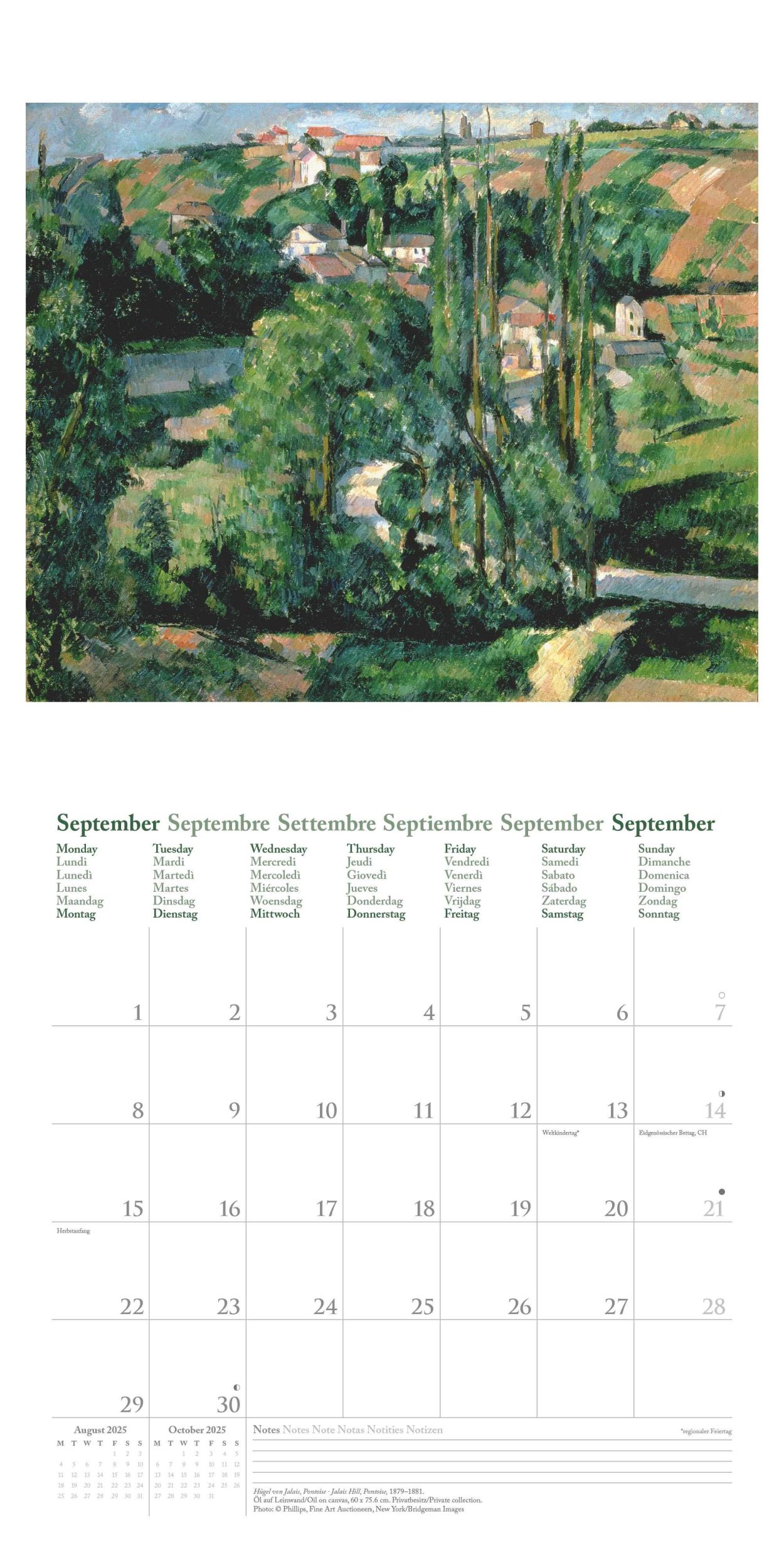 Bild: 4002725994943 | Paul Cézanne 2025 - Wand-Kalender - Broschüren-Kalender - 30x30 -...