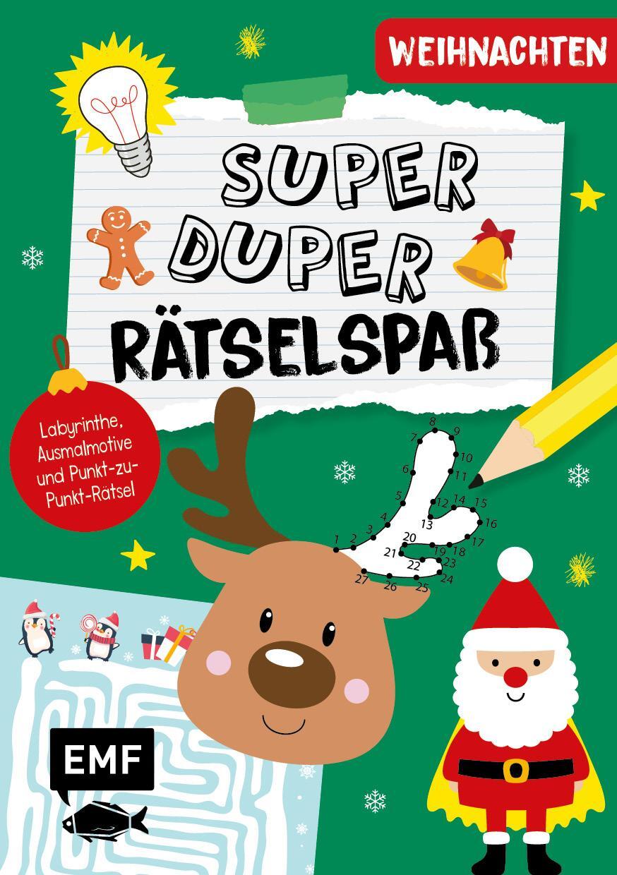 Cover: 9783960934752 | Super-duper-Rätselspaß - Weihnachten | Taschenbuch | 64 S. | Deutsch