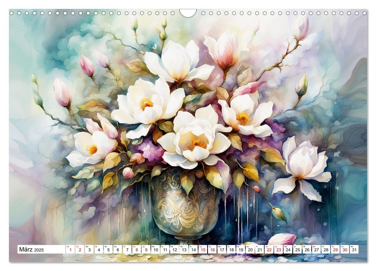 Bild: 9783383811081 | Blumenbuketts (Wandkalender 2025 DIN A3 quer), CALVENDO Monatskalender