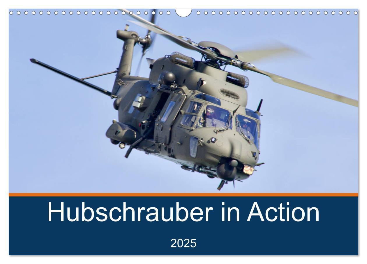 Cover: 9783435172085 | Hubschrauber in Action (Wandkalender 2025 DIN A3 quer), CALVENDO...