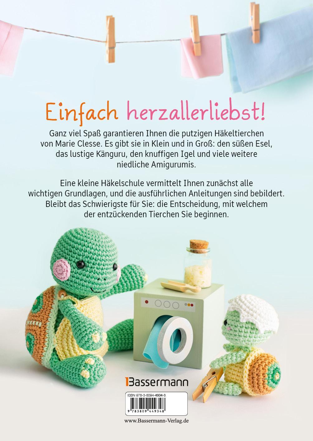 Bild: 9783809449348 | Niedliche Tierfamilien - Große und kleine Amigurumis häkeln | Clesse