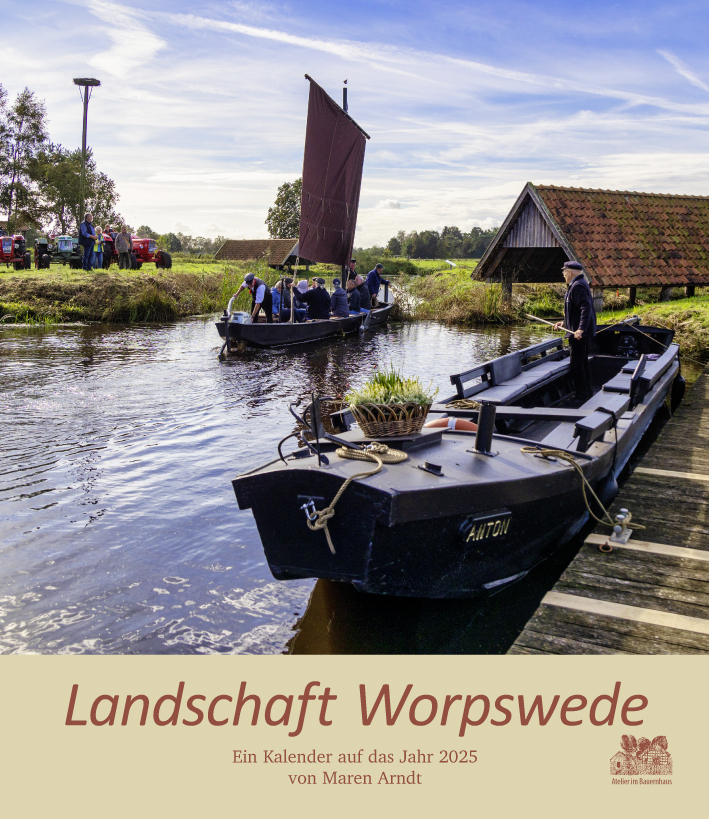 Cover: 9783960454236 | Landschaft Worpswede 2025 | Maren Arndt | Kalender | 13 S. | Deutsch