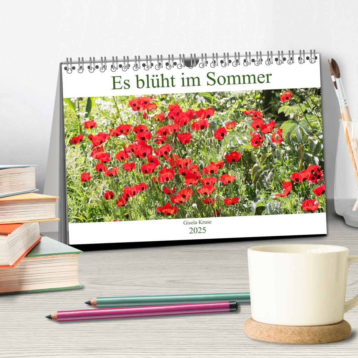 Bild: 9783435222032 | Es blüht im Sommer (Tischkalender 2025 DIN A5 quer), CALVENDO...