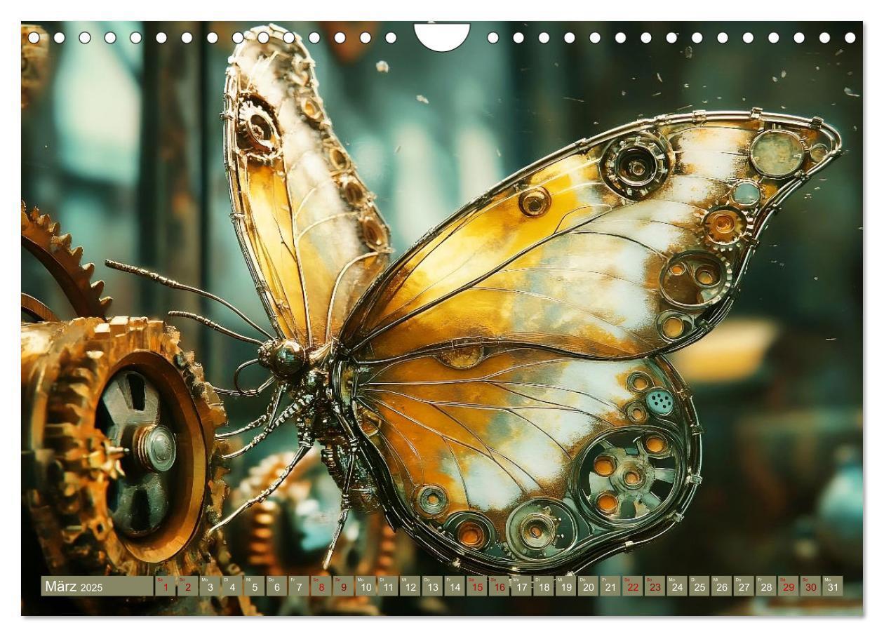 Bild: 9783457185742 | Die fantastische Welt der Steampunk-Insekten (Wandkalender 2025 DIN...