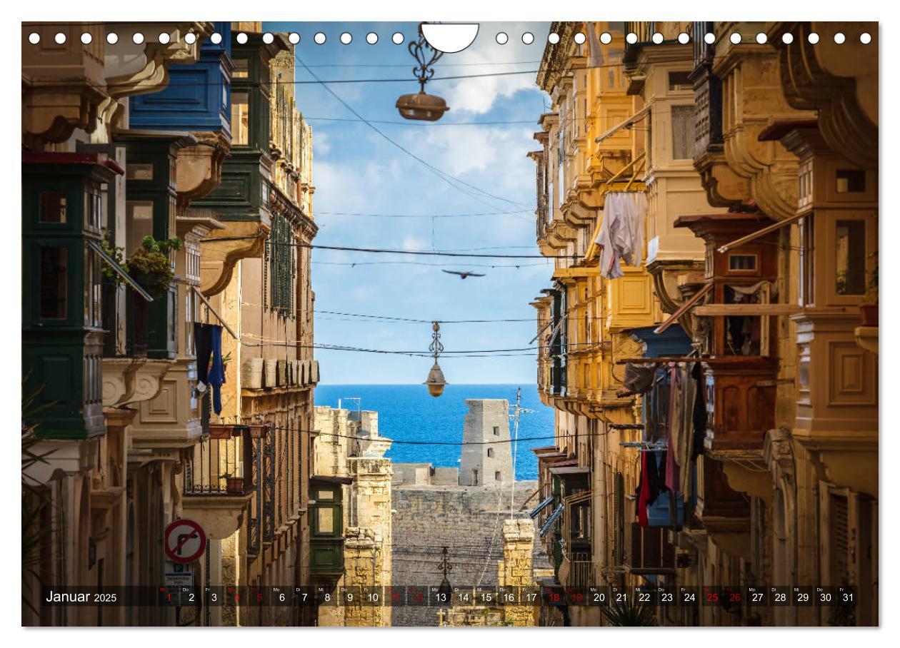 Bild: 9783435368204 | Valletta - Morbide Schönheit im Mittelmeer (Wandkalender 2025 DIN...