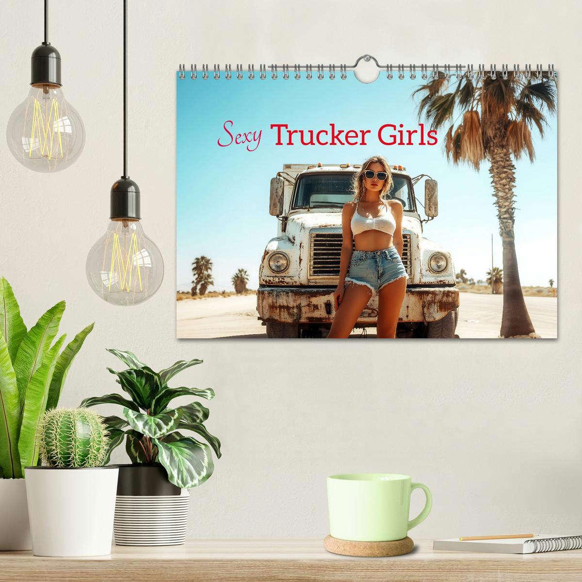 Bild: 9783457241721 | Sexy Trucker Girls (Wandkalender 2025 DIN A4 quer), CALVENDO...