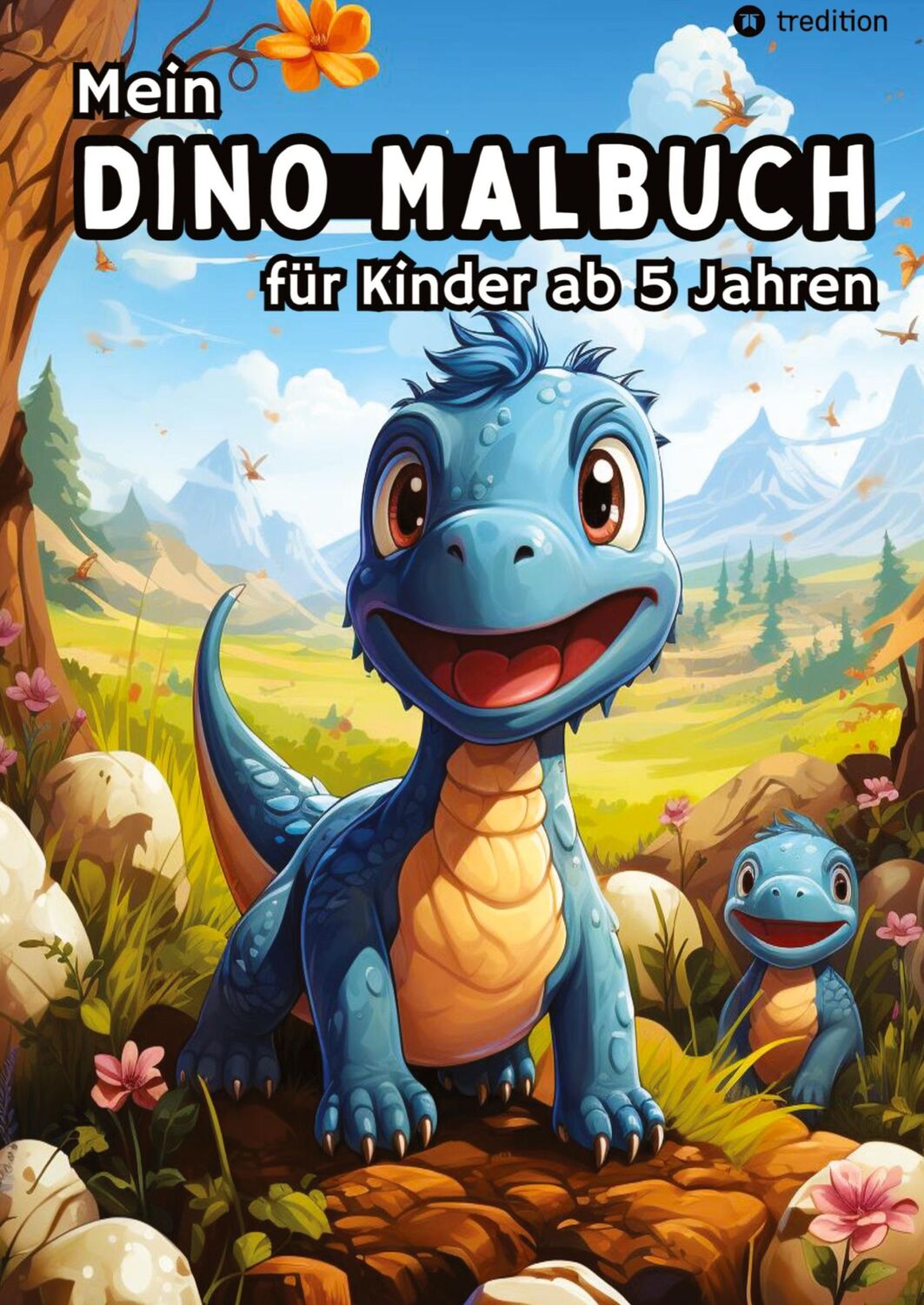 Cover: 9783384170446 | Mein Dino Malbuch für Kinder ab 5 Jahren - Dinosaurier Ausmalbilder...