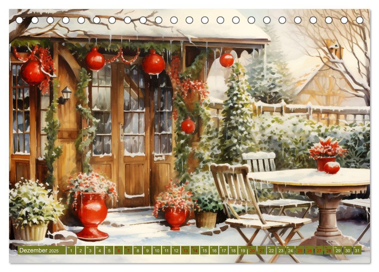 Bild: 9783383836343 | Lauschige Gartenecken (Tischkalender 2025 DIN A5 quer), CALVENDO...