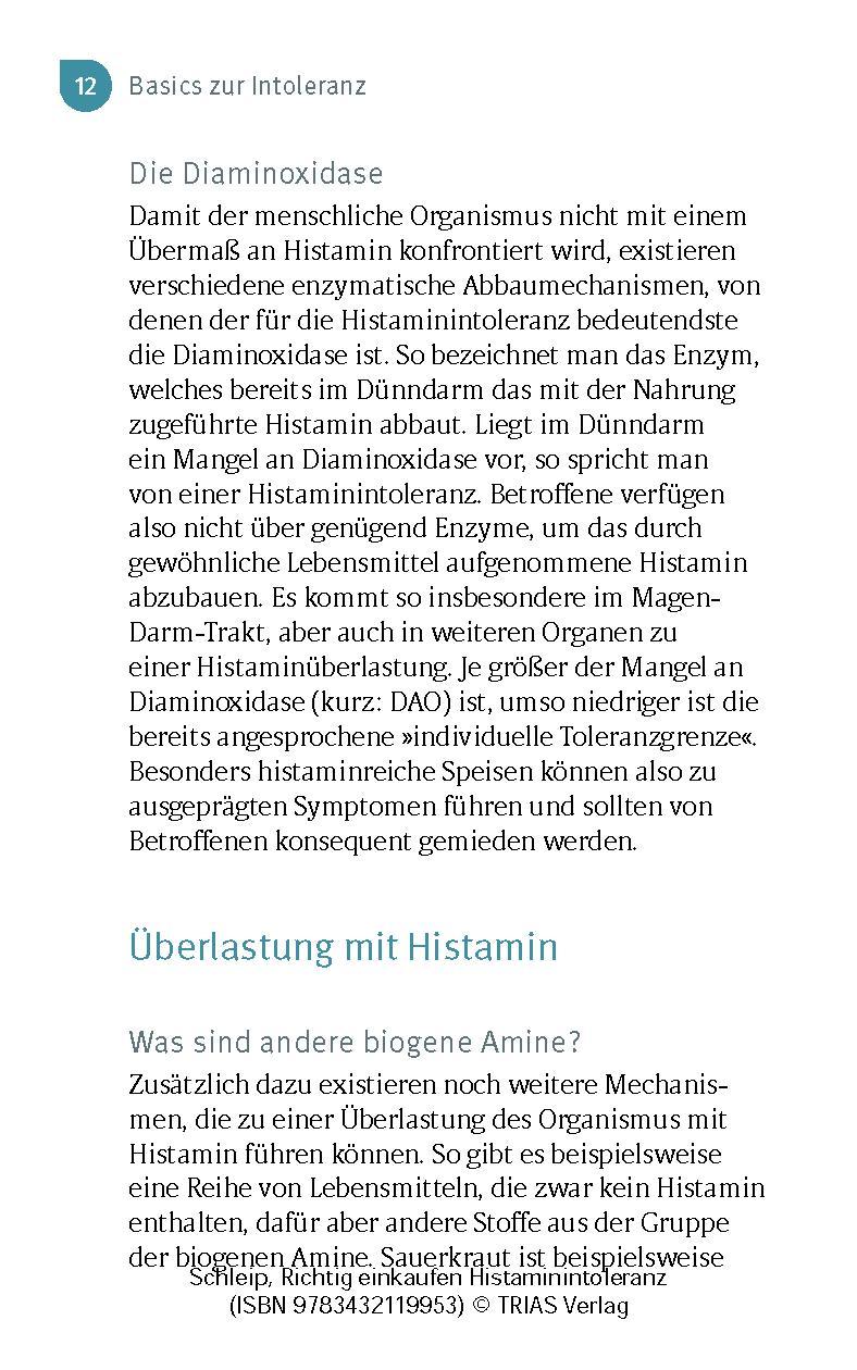 Bild: 9783432119953 | Richtig einkaufen Histamin-Intoleranz | Thilo Schleip | Taschenbuch